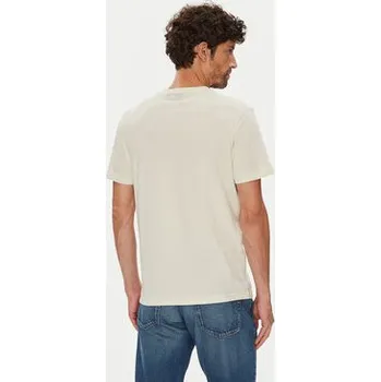 Pánská móda Napapijri T-Shirt S-Aylmer NP0A4HTO Béžová Regular Fit XL