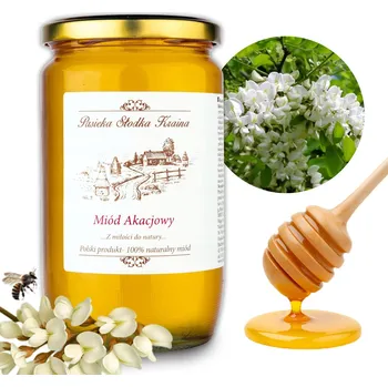 Akátový nektarový med tekutý Pasieka Słodka Kraina 1 kg