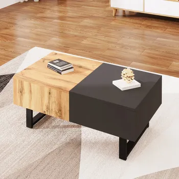 Konferenční stolek Komoda Arhatreya 55 x 155 x 40 cm černá