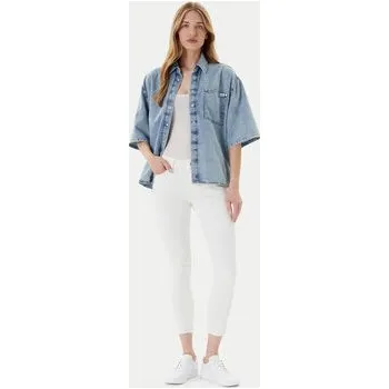 Pánské džíny Mustang Jeansy Shelby 1016183 Bílá Skinny Fit 31_30