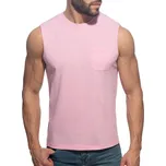 Pánské tílko Addicted AD531 Basic Tank Top růžové L, pánské bavlněné tílko