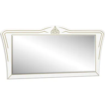 Zrcadlo VerDesign MISTER široké rustikální zrcadlo, bílá