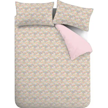 Povlečení Růžové povlečení na jednolůžko 135x200 cm Darcy Floral – Catherine Lansfield ID_1747668