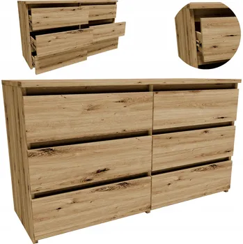 Komoda Komoda Matkam 100 x 35 x 57 cm dub artisan matný