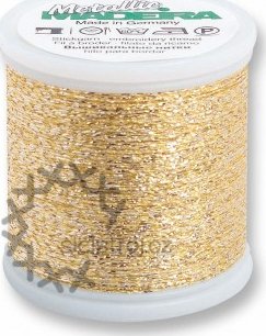 Madeira Metallic č.40 - 9846 -1000m efektní metalická vyšívací nit, metallic 9842 SILVER Madeira 9842