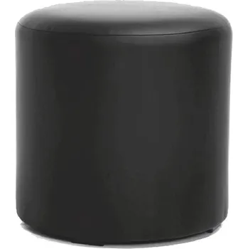 Taburet Taburet kulatý ekokůže černý RONDO