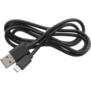 Datový kabel USB-A/MicroUSB kabel 2A, 20W, 1m Černá