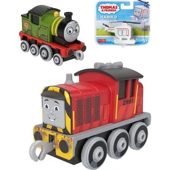 Vláček a vláčkodráha Fisher Price Baby Mašinka Tomáš malá kovová 80. výročí 7 druhů