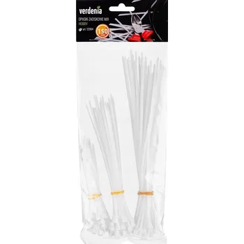 Stahovací páska STAHovací PÁSKY KABELOVÉ STAHOVACÍ PÁSKY - SADA RŮZNÝCH VELIKOSTÍ 150 KUSŮ BÍLÉ