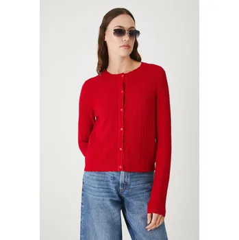 Dámský svetr Kardigan Medicine dámský, červená barva RW25.SWD103 33X, vel. M