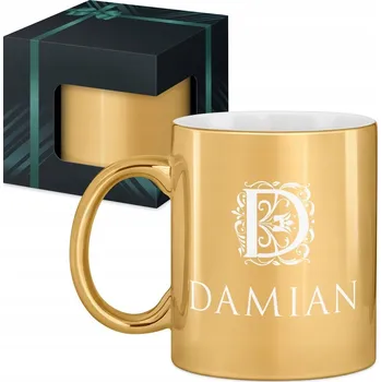 ZLATÝ KERAMICKÝ HRNEK S GRAVÍROVÁNÍM DÁREK