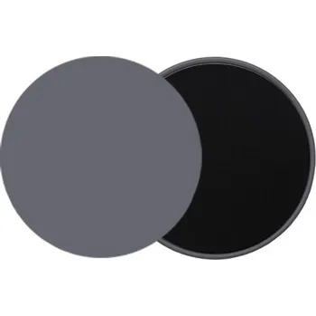 Sada 2 ks klouzavé disky na cvičení Posilovací podložky pro břišní svaly a celé tělo Barevné kluzáky pro fitness a jógu šedá