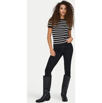 JDY T-Shirt Cirkeline 15307860 Černá Slim Fit XS