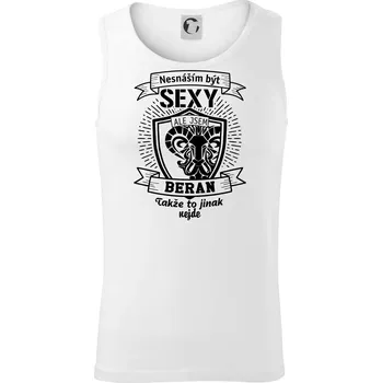 Nesnáším být tak skvělý - Beran - Tílko pánské Core - XL ( Bílá )