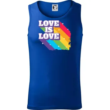 Love is love duha - Tílko pánské Core - 2XL ( Královská modrá )