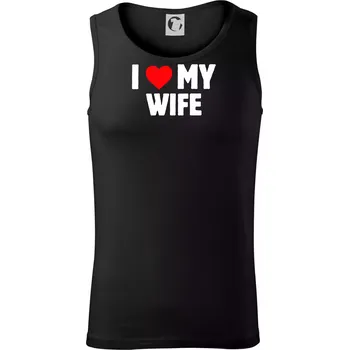 I love my wife - Tílko pánské Core - 2XL ( Černá )