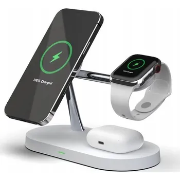 Pouzdro na mobilní telefon Bezdrátová nabíječka 15W pro MagSafe Tech-Protect pro iPhone/AirPods/Watch