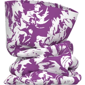 cyklistický dres ALÉ Cyklistický nákrčník - ESSENZA - fialová/bílá