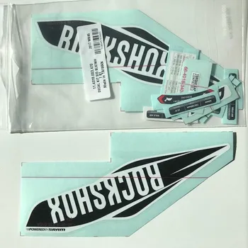 Komponent pro jízdní kolo Nálepky RockShox - SID - GLOSS BLACK DECAL/WHITE LOWER LEG - B1 (2017+)