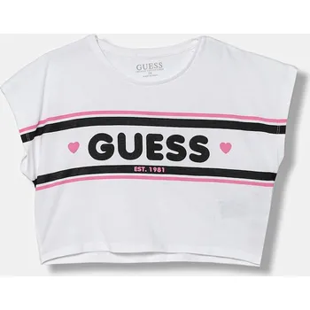 Chlapecké oblečení Dětské bavlněné tričko Guess J5YI11.K8HM4.9BYA bílá 00X, vel. 147-157