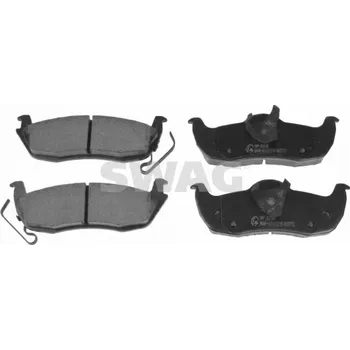 Brzdová destička BRZDOVÉ DESTIČKY ZADNÍ 14 11 6339 SWAG