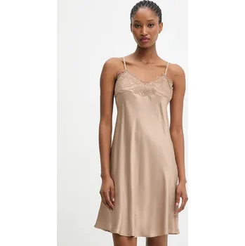 Dámské šaty Šaty Answear.LAB hnědá barva, mini 3008 84X, vel. S