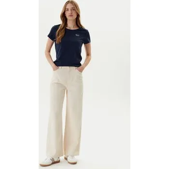 Pánské tričko Mustang T-Shirt Alma 1016155 Tmavomodrá Regular Fit XS