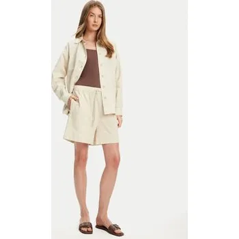 Pánské kraťasy Mustang Šortky z materiálu Charlottesville 1016584 Béžová Relaxed Fit M