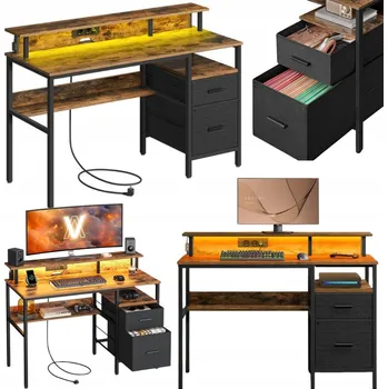 Psací stůl Herní stůl Songmics 120 x 90 x 55 cm