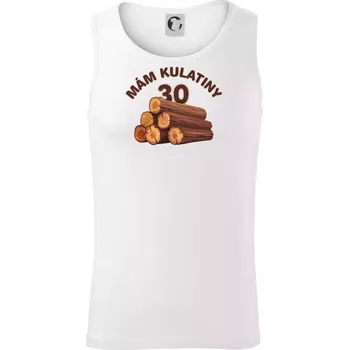 Mám kulatiny 30 - Tílko pánské Core - M ( Bílá )