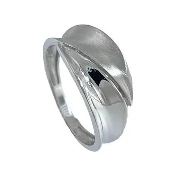 Prsten Stříbrný prsten matný lesklý velikost prstenu 67