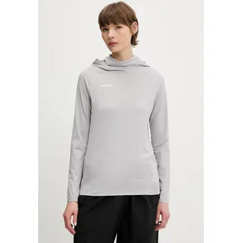 Pánské oblečení Sportovní tričko s dlouhým rukávem Mammut Selun FL 1016.01430 šedá 09B, vel. S