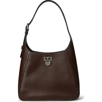 Kožená kabelka Lauren Ralph Lauren 431956790 hnědá 88A, vel. ONE SIZE