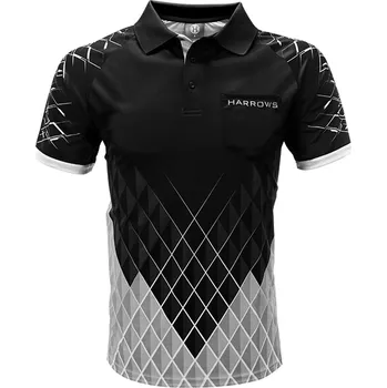 Pánská košile Harrows Košile Paragon - Black & White - 4XL