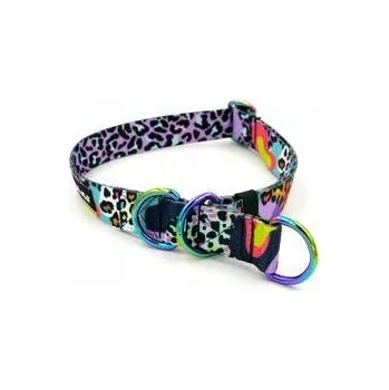Obojek pro psa Polostahovací obojek pro psa Crazy Leopard Psiakrew M/L