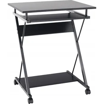 Obdélníkový psací stůl Nejlevnějšínábytek.cz 60 x 60 x 73 cm černý