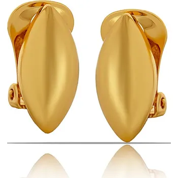 Náušnice Klipsy ve tvaru slzy z kolekce Classic Colibra - pozlacené