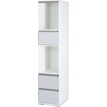 Obývací pokoj Regál LittleSky by H.Klupś 42 x 50 x 183 cm – odstíny šedé