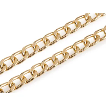 Galanterie Řetěz plochý lehký šíře 13 mm, metráž