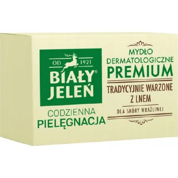 Mýdlo Biały Jeleń mýdlo s lněným olejem Premium 100g