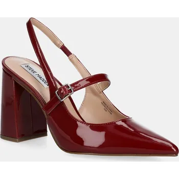 Dámské lodičky Lodičky Steve Madden Maegan vínová barva, na podpatku, s odkrytou patou, 11003885 11003885.628 83X, EUR 37