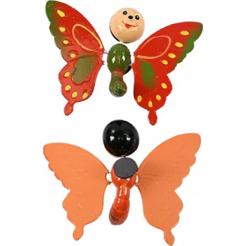 Obraz VELKÝ MAGNET NA TABULI, DO ZAHRADY, MOTÝL, DEKORACE NA LEDNIČKU, RŮZNÉ BARVY