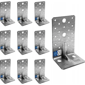 Tesařské kování Tesařské úhelníky montážní Domax KP8 145x70x90 mm 20 ks