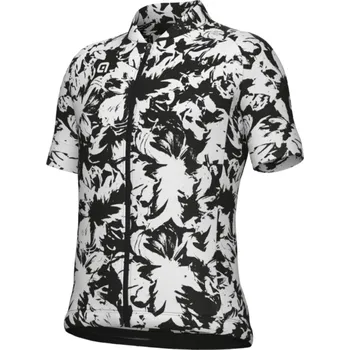 cyklistický dres ALÉ Cyklistický dres s krátkým rukávem - ESSENZA KID - černá/bílá 12Y