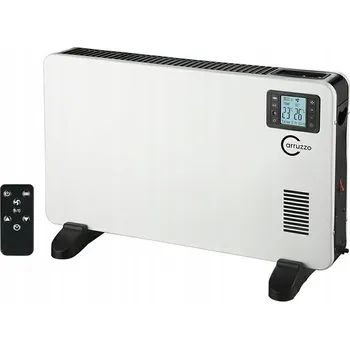 Přímotop Elektrický konvektorový ohřívač Carruzzo, teplovzdušný ventilátor s LCD displejem, 2000 W