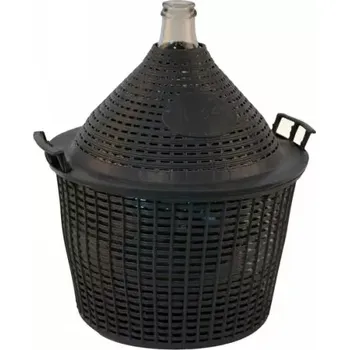 Demižon Demižon 5 l sklo v plastovém koši