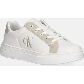 Dívčí tenisky Dětské tenisky Calvin Klein Jeans V3X9.83166 bílá 00X, EUR 39