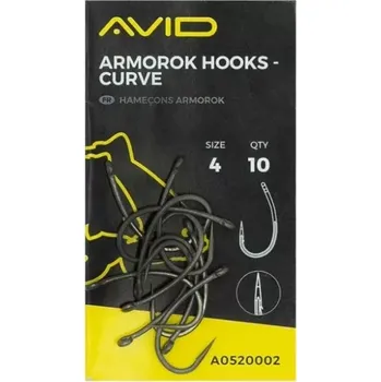 Rybářský háček AVID Carp Armorok Hooks Curve vel. 8 10ks