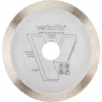 Řezný kotouč Diamantový kotouč celoobvodový Verkatto V-Plus 115x1,2x10x22,2 mm