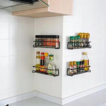 Organizér na koření do nástěnných skříní - snadno sestavitelná sada 4 kusů